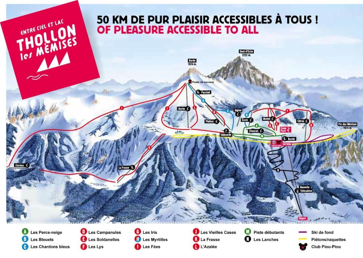 Appartement Tout Confort Montagne Et Lac Leman Thollon-les-Memises Esterno foto